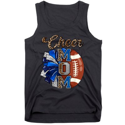 Cheer Mom Pom Pom Football Tank Top