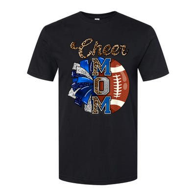 Cheer Mom Pom Pom Football Softstyle® CVC T-Shirt