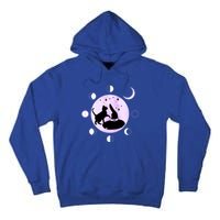 Cat Moon Phases Cute Gift Black Cat Moon Gift Witch Great Gift Tall Hoodie