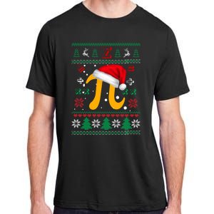 Christmas Math Pi Santa Hat Costume Xmas Ugly Teacher Funny Gift Funny Gift Adult ChromaSoft Performance T-Shirt