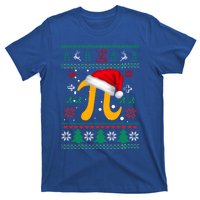 Christmas Math Pi Santa Hat Costume Xmas Ugly Teacher Funny Gift Funny Gift T-Shirt