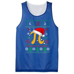 Christmas Math Pi Santa Hat Costume Xmas Ugly Teacher Funny Gift Funny Gift Mesh Reversible Basketball Jersey Tank