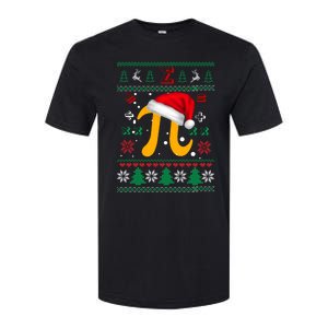 Christmas Math Pi Santa Hat Costume Xmas Ugly Teacher Funny Gift Funny Gift Softstyle CVC T-Shirt