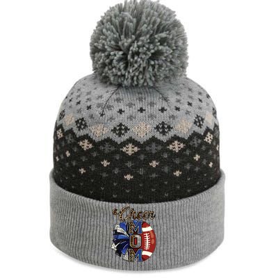 Cheer Mom Pom Pom Football The Baniff Cuffed Pom Beanie