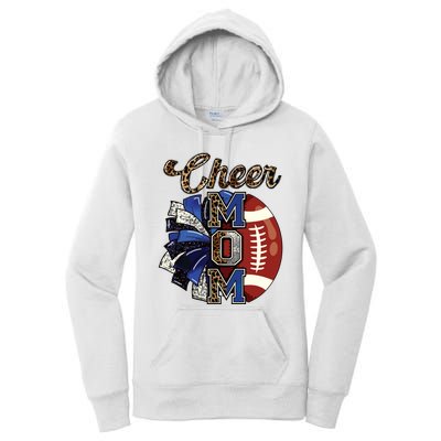 Cheer Mom Pom Pom Football Women's Pullover Hoodie