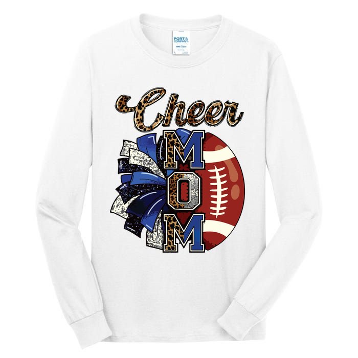 Cheer Mom Pom Pom Football Tall Long Sleeve T-Shirt