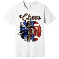 Cheer Mom Pom Pom Football Premium T-Shirt