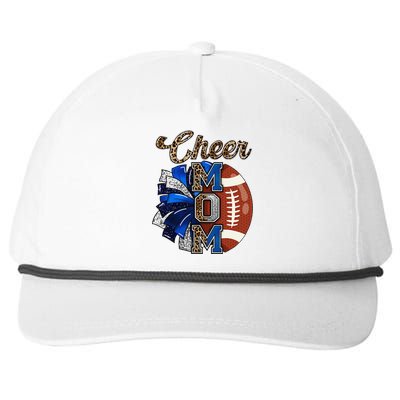 Cheer Mom Pom Pom Football Gift Snapback Five-Panel Rope Hat