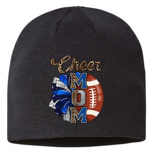 Cheer Mom Pom Pom Football Gift Sustainable Beanie