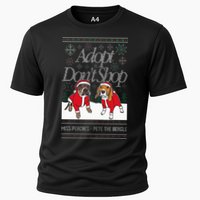 Christmas Miss Peaches & Pete The Beagle Cooling Performance Crew T-Shirt