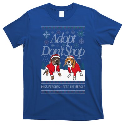 Christmas Miss Peaches & Pete The Beagle T-Shirt