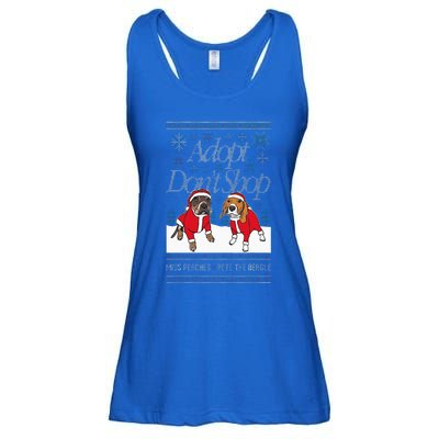 Christmas Miss Peaches & Pete The Beagle Ladies Essential Flowy Tank