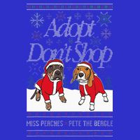 Christmas Miss Peaches & Pete The Beagle Kids T-Shirt