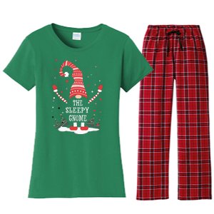 Christmas Matching Pjs For Family Christmas Or Sleepy Gnome Women's Flannel Pajama Set