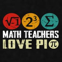 Cute Math Pi Day Math Teachers Math Lover Numbers And Pi Day Cool Gift Ladies PosiCharge Tri-Blend Wicking Tank