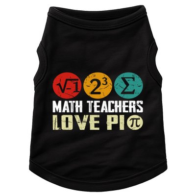 Cute Math Pi Day Math Teachers Math Lover Numbers And Pi Day Cool Gift Doggie Tank