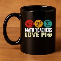 Cute Math Pi Day Math Teachers Math Lover Numbers And Pi Day Cool Gift 11oz C Handle Ceramic Mug