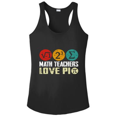 Cute Math Pi Day Math Teachers Math Lover Numbers And Pi Day Cool Gift Ladies PosiCharge Competitor Racerback Tank
