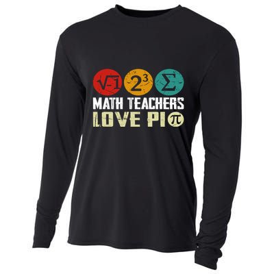 Cute Math Pi Day Math Teachers Math Lover Numbers And Pi Day Cool Gift Cooling Performance Long Sleeve Crew