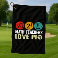 Cute Math Pi Day Math Teachers Math Lover Numbers And Pi Day Cool Gift Golf Towel