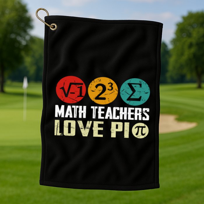 Cute Math Pi Day Math Teachers Math Lover Numbers And Pi Day Cool Gift Golf Towel