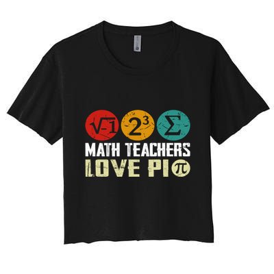 Cute Math Pi Day Math Teachers Math Lover Numbers And Pi Day Cool Gift Crop Top