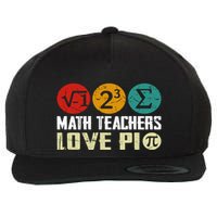 Cute Math Pi Day Math Teachers Math Lover Numbers And Pi Day Cool Gift Wool Snapback Cap
