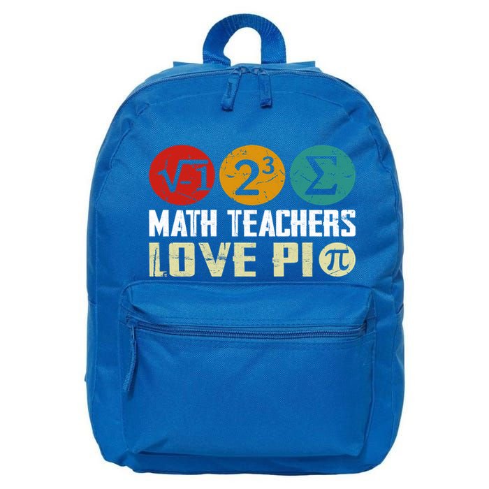 Cute Math Pi Day Math Teachers Math Lover Numbers And Pi Day Cool Gift 16 in Basic Backpack