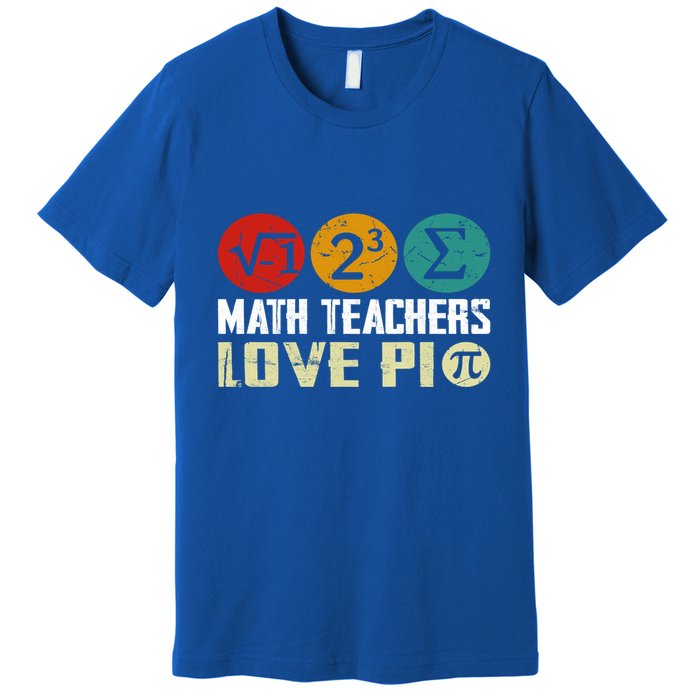 Cute Math Pi Day Math Teachers Math Lover Numbers And Pi Day Cool Gift Premium T-Shirt