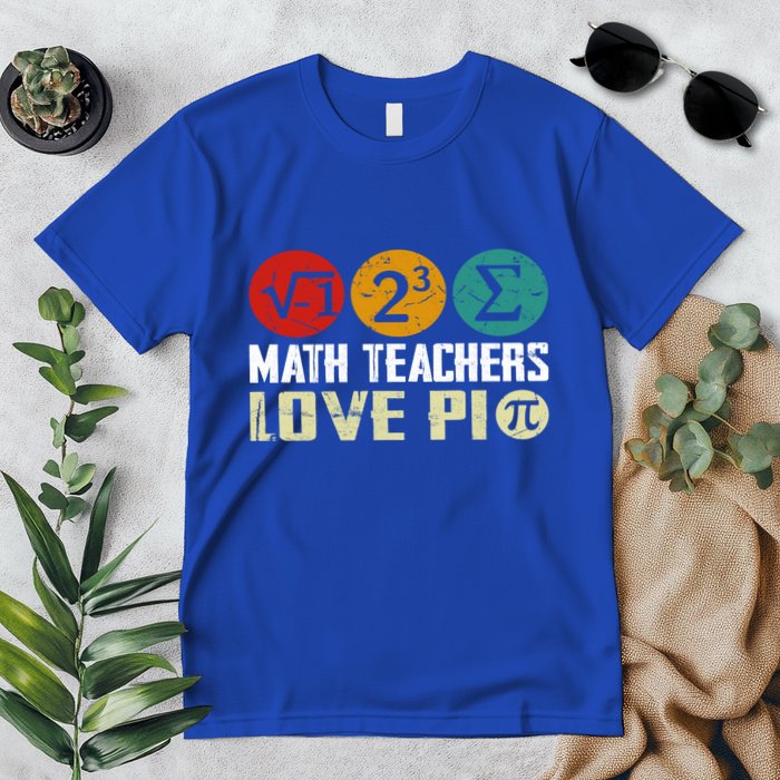 Cute Math Pi Day Math Teachers Math Lover Numbers And Pi Day Cool Gift Premium T-Shirt