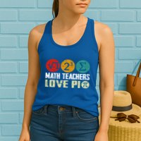 Cute Math Pi Day Math Teachers Math Lover Numbers And Pi Day Cool Gift Womens Tank Top