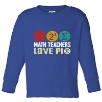Cute Math Pi Day Math Teachers Math Lover Numbers And Pi Day Cool Gift Toddler Long Sleeve Shirt