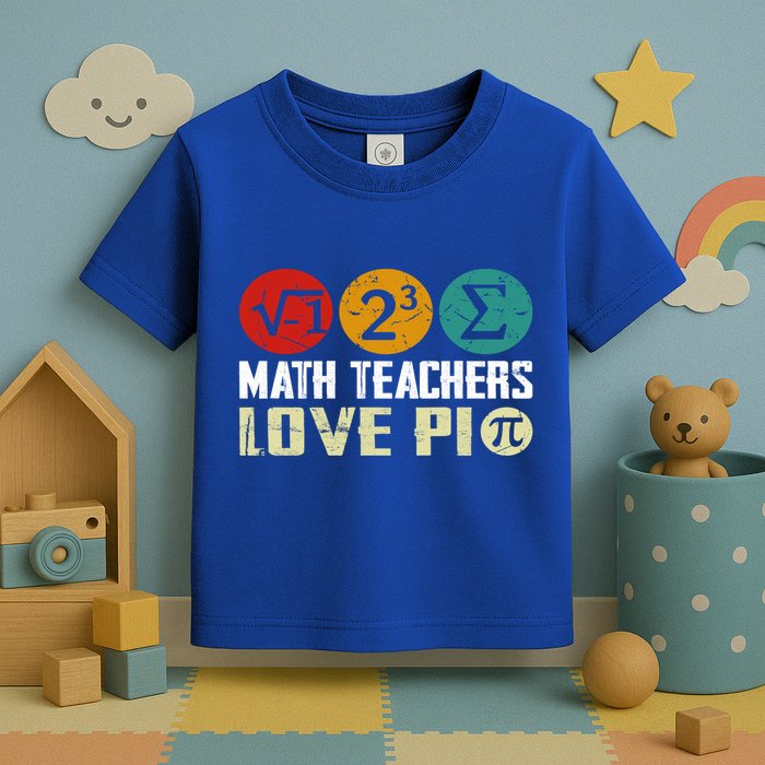 Cute Math Pi Day Math Teachers Math Lover Numbers And Pi Day Cool Gift Toddler T-Shirt