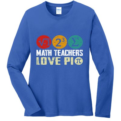 Cute Math Pi Day Math Teachers Math Lover Numbers And Pi Day Cool Gift Ladies Long Sleeve Shirt