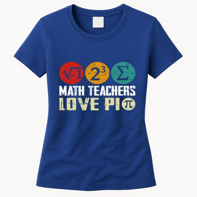 Cute Math Pi Day Math Teachers Math Lover Numbers And Pi Day Cool Gift Womens T-Shirt