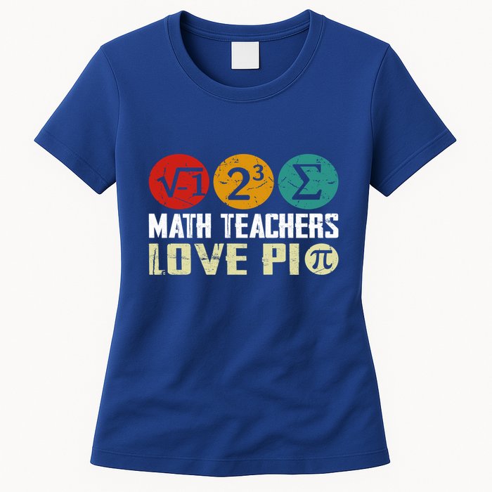 Cute Math Pi Day Math Teachers Math Lover Numbers And Pi Day Cool Gift Womens T-Shirt