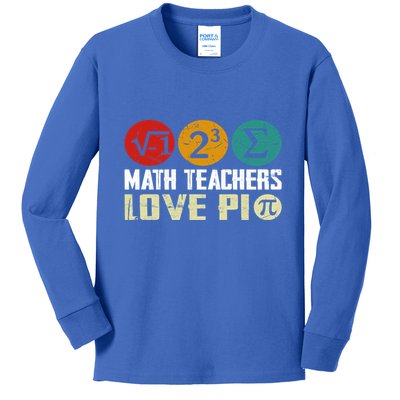 Cute Math Pi Day Math Teachers Math Lover Numbers And Pi Day Cool Gift Kids Long Sleeve Shirt