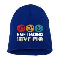 Cute Math Pi Day Math Teachers Math Lover Numbers And Pi Day Cool Gift Short Acrylic Beanie