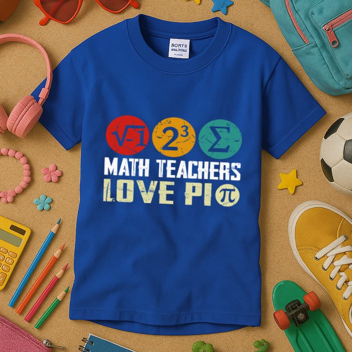 Cute Math Pi Day Math Teachers Math Lover Numbers And Pi Day Cool Gift Kids T-Shirt