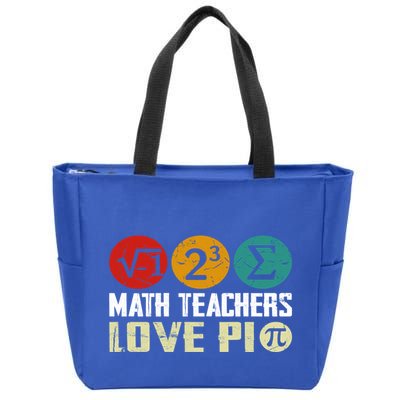Cute Math Pi Day Math Teachers Math Lover Numbers And Pi Day Cool Gift Zip Tote Bag