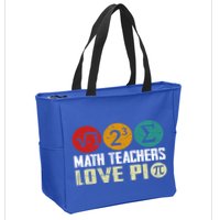 Cute Math Pi Day Math Teachers Math Lover Numbers And Pi Day Cool Gift Zip Tote Bag