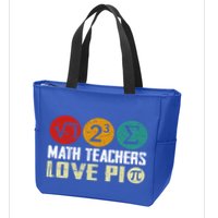 Cute Math Pi Day Math Teachers Math Lover Numbers And Pi Day Cool Gift Zip Tote Bag