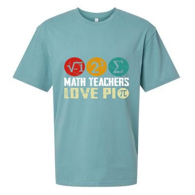 Cute Math Pi Day Math Teachers Math Lover Numbers And Pi Day Cool Gift Sueded Cloud Jersey T-Shirt