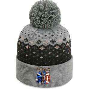 Cheer Mom Pom Pom Football The Baniff Cuffed Pom Beanie