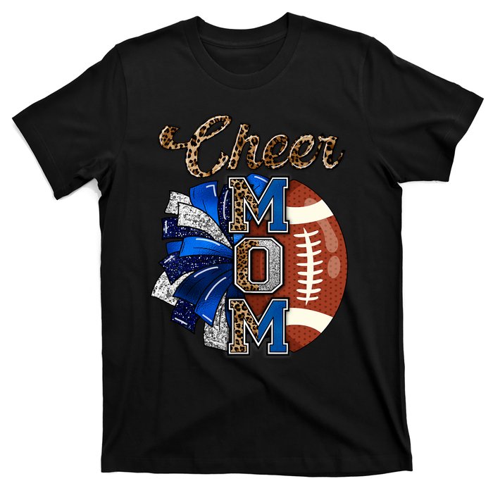 Cheer Mom Pom Pom Football T-Shirt