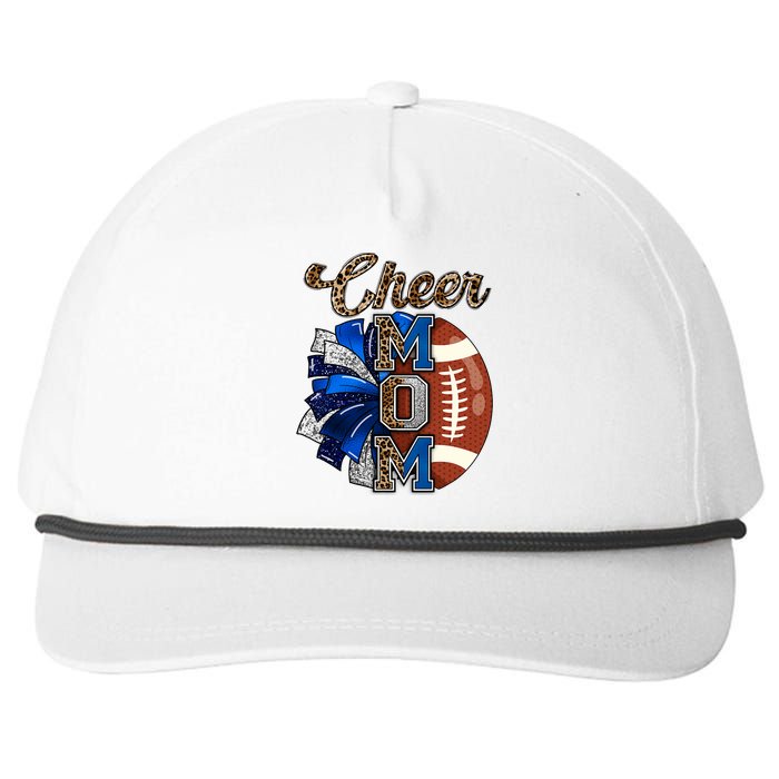 Cheer Mom Pom Pom Football Snapback Five-Panel Rope Hat