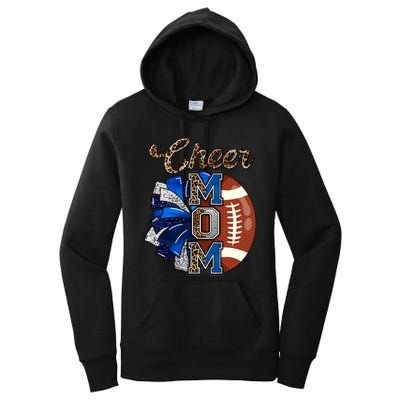 Cheer Mom Pom Pom Football Women's Pullover Hoodie