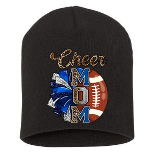 Cheer Mom Pom Pom Football Short Acrylic Beanie