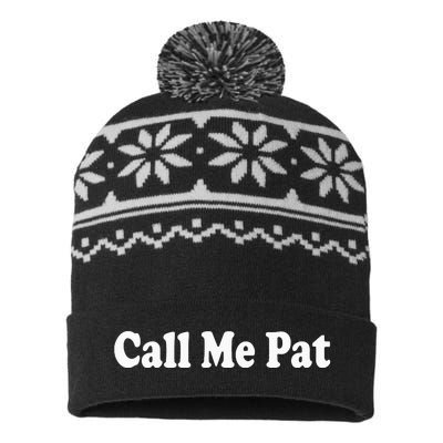 CALL ME PAT USA-Made Snowflake Beanie