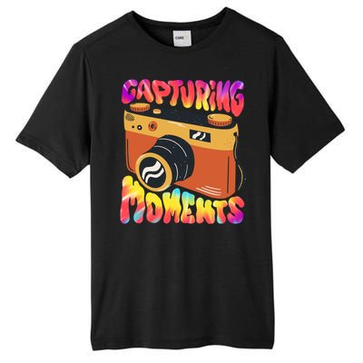 Capturing Mots Photography Photographer Camera Gift Tall Fusion ChromaSoft Performance T-Shirt